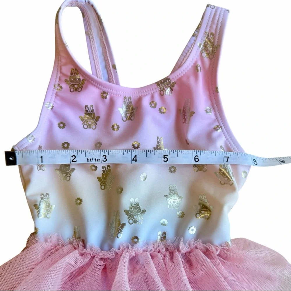 Huxbaby Tulle Fairy Bunny Ballet Swimsuit - Rainbow Size 6-12M‎